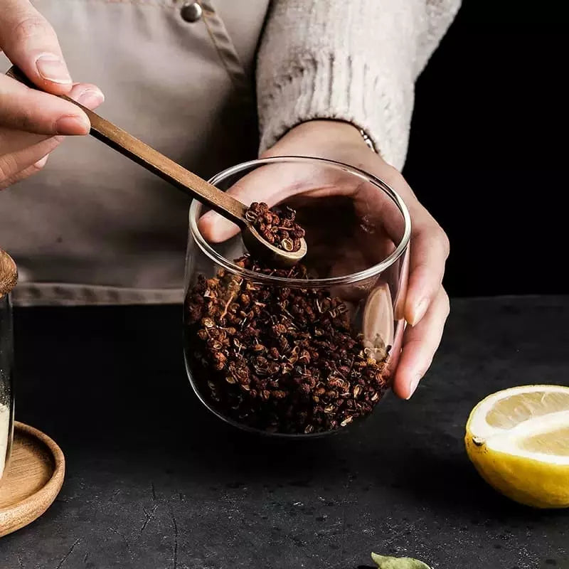 TerraGlass™ Jar Set – Wooden Lid Collection