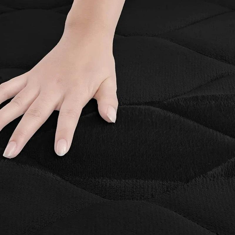 Tapete Super Absorvente de Veludo Coral Antiderrapante Castiliani






