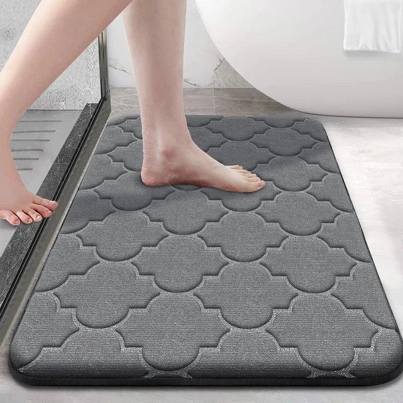 Tapete Super Absorvente de Veludo Coral Antiderrapante Castiliani






