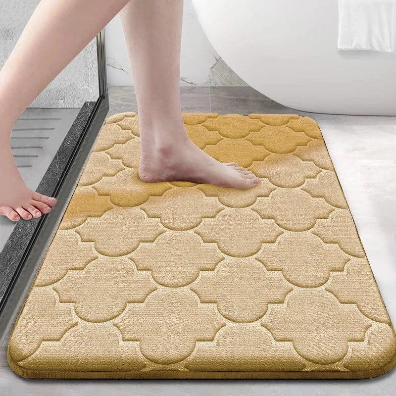 Tapete Super Absorvente de Veludo Coral Antiderrapante Castiliani






