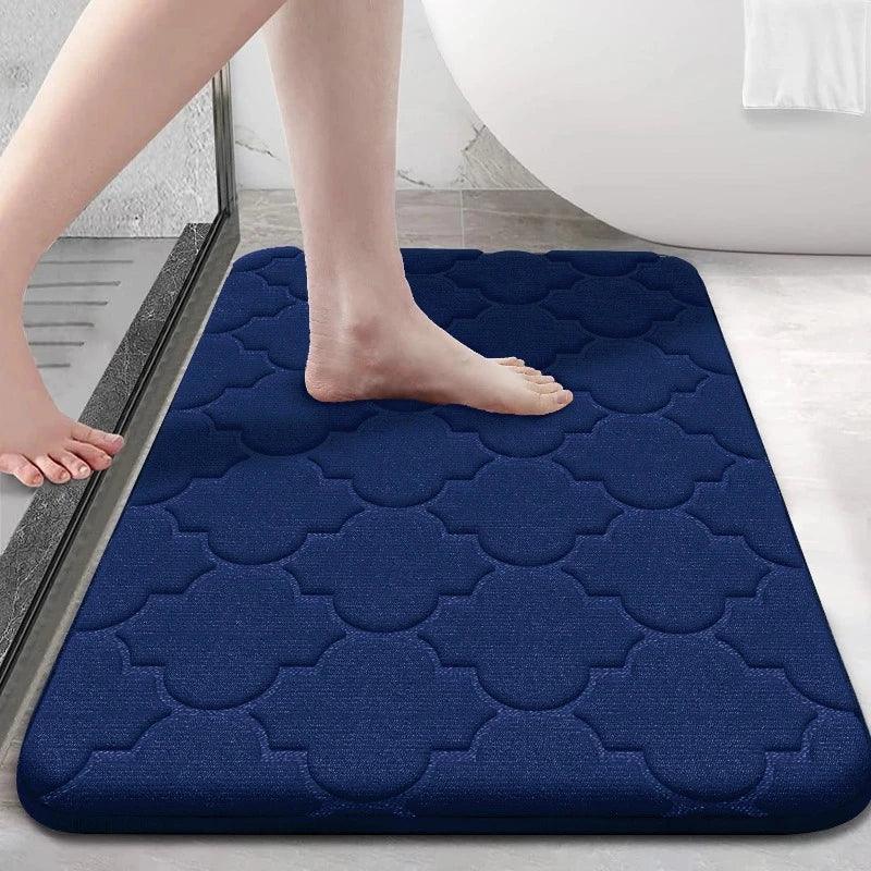 Tapete Super Absorvente de Veludo Coral Antiderrapante Castiliani






