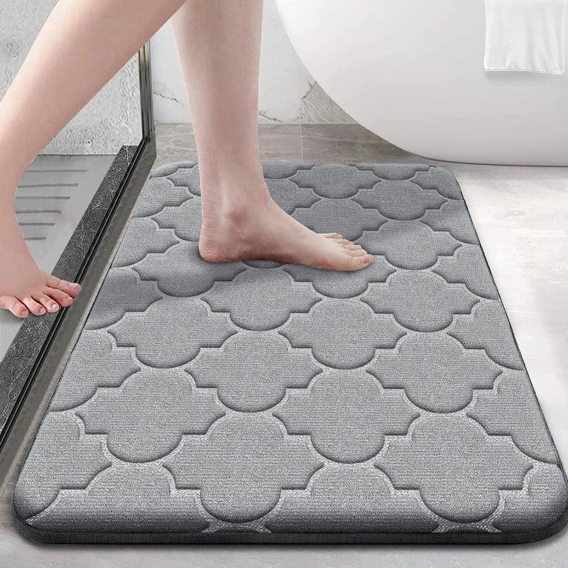 Tapete Super Absorvente de Veludo Coral Antiderrapante Castiliani






